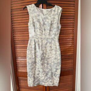 ag Philips Textured Gray Midi Dress